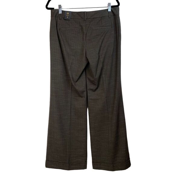 Outback Red Rolled Cuff Brown Wide leg Trousers Pants Size 8 - Picture 2 of 12